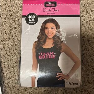 Team Bride Black Tank Top
